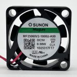 Sunon Part Number MF25060V2-1000U-A99 Sunon DC Fan Sunon Medium Speed DC Fan Vapo Bearing Maglev Fan Brushless Fan Telecoms Fans Telecommunication Fans Sunon Electronics Cooling Fan Tacho Fan with Connector Customise Fan 5V